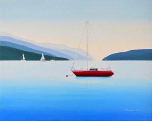 Ewelina Kuzaniak, Red boat, 2022