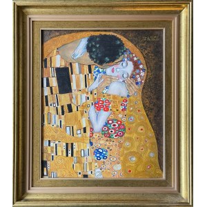 Bożena Cajdler-Gruszkiewicz, The kiss wg. Gustava Klimta, 2020