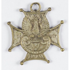 Krzyż pamiątkowy Armii Ochotniczej (artyleria) XI XII 18 - I. 1919 - LWÓW- ŚLĄZK