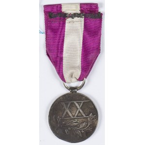 Medal Za długoletnią służbę XX lat (srebrny)