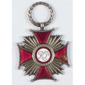 Srebrny Krzyż Zasługi z monogramem RP