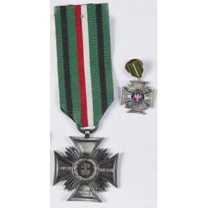 Odznaka Krzyż Czuwaj z miniaturą