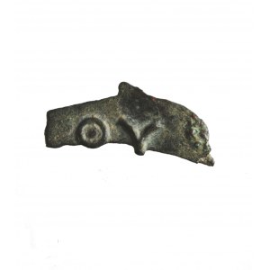 TRACJA-OLBIA (kolonia MILETU nad M. Czarnym) płacidło w formie delfina - V p.n.e.