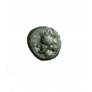TRACJA-OLBIA (kolonia MILETU nad M. Czarnym) AE 12 (dichalk) IV p.n.e.