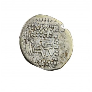 DYNASTIA PARTÓW w Persji AR drachma VOLOGASES VI (208-222 n.e.)