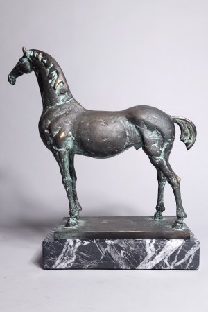 Robert Dyrcz, Koń (Brąz, wys. 34 cm. Edycja 1/9)