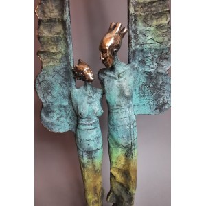 D.Z., ich habe nur einen Flügel (Bronze, Höhe 105 cm)