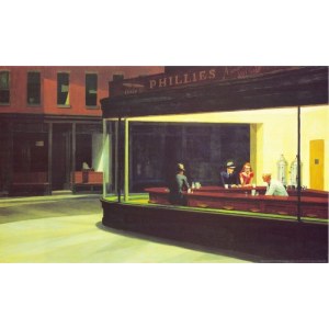 Edward HOPPER (1882 - 1967), Nighthawks, 1989