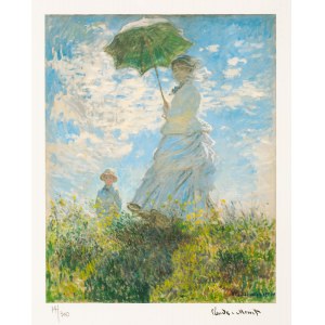 Claude MONET (1840 - 1926), Woman with Umbrella, 1990