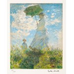 Claude MONET (1840 - 1926), Woman with Umbrella, 1990