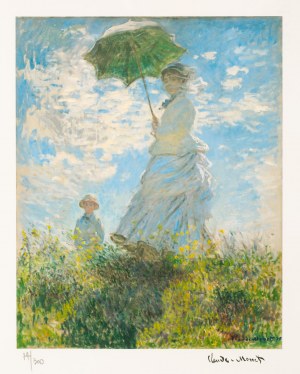 Claude MONET (1840 - 1926), Woman with Umbrella, 1990