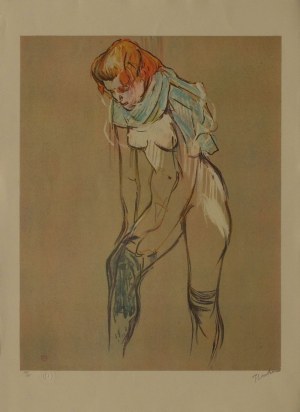 Henri de TOULOUSE-LAUTREC (1864 - 1901), L'esayge des Bas II, 1980