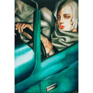 Tamara ŁEMPICKA (1898 - 1980), Bugatti Blue, 2015