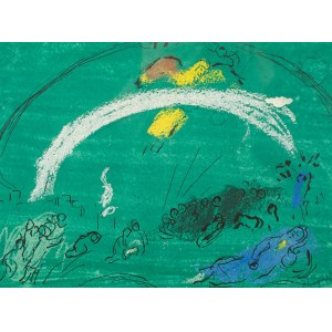 Marc CHAGALL (1887 - 1985), Yellow Angel, 1986