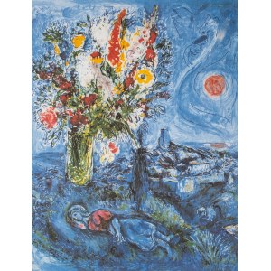 Marc CHAGALL (1887 - 1985), La Dormeuse aux Fleurs, 1985