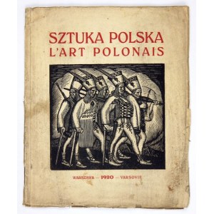 KOZICKI W. - Sztuka polska.  1920. Okł. proj. W. Skoczylas