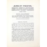 RZECZY Piękne. R. 1, nr 1-3. 1918