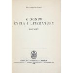 PIGOŃ Stanisław - Z ogniw życia i literatury. Rozprawy. Wrocław-Warszawa-Kraków 1961. Zakład Narodowy im....
