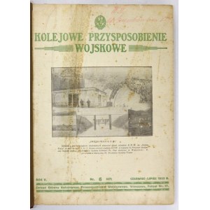 KOLEJOWE Przysposobienie Wojskowe. Zbiór numerów z lat 1933-1937