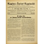 KUPIEC-Świat Kupiecki. R. 32, nr 22: 22 V 1938