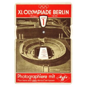 [OLIMPIADA 1936]. XI. Olympiade Berlin. 1-16 August. 1936.