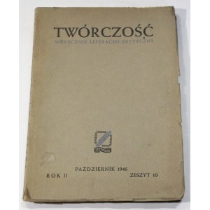 Twórczość miesięcznik 10X 1946 [Czesław Miłosz]