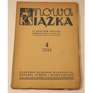 Red. Stanisław Lam Nowa książka, 4/1935