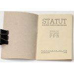 Statut Polskiej Partii Robotniczej uchwalony na I zjeździe PPR [1948]