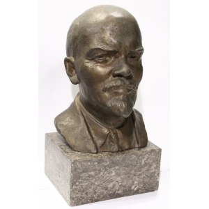 Lenin – biust z brązu, Johannes Friedrich Rogge 1959r.