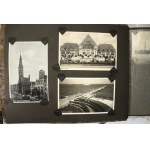 Album fotograficzny – ponad 230 pocztówek 1937 podróż Krynica – Gdańsk – Maroko