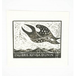 PŁÓCIENNIK Henryk - Exlibris Kinga Dunin