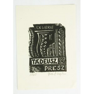 GRABCZYK Stanisław - exlibris Tadeusz Presz, 1960r.