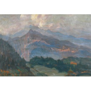Bronisława RYCHTER-JANOWSKA (1868-1953), Pejzaż znad Como (1926)