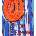 Edward DWURNIK (1943-2018), Pomarańczowy tulipan (2017)