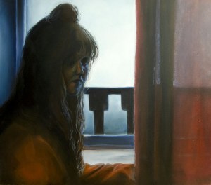 Aleksandra Bociańska, Portret w oknie, 2020 r.