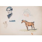 Karol Kossak (1896 Lwów-1975 Ciechocinek), Szkice