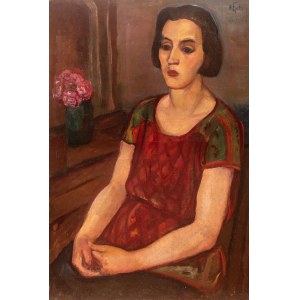 Henryk Epstein (1891 Łódź - 1944 Auschwitz), Portret żony artysty - Suzanne Dorignac, ok. 1926