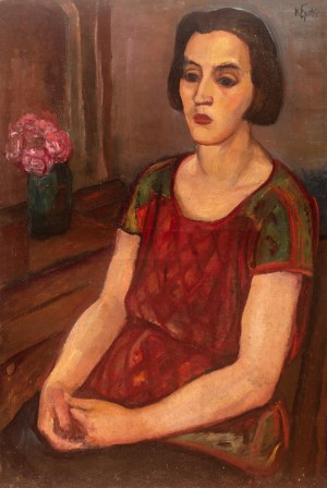 Henryk Epstein (1891 Łódź - 1944 Auschwitz), Portret żony artysty - Suzanne Dorignac, ok. 1926