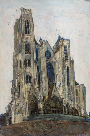 Joseph Pressmane (1904 Beresteczko- 1967 Paryż), La cathédrale de Bourges