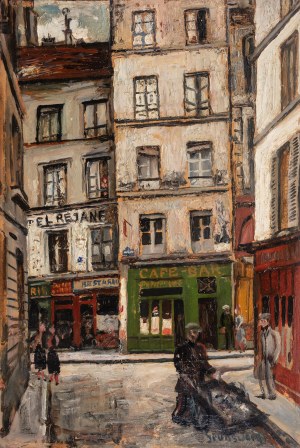 Nathan Grunsweigh (1883 Kraków - 1956 Paryż), Rue du Figuier w Paryżu