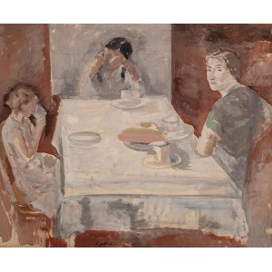 Leopold Gottlieb (1883 Drohobycz - 1934 Paryż), Kobiety przy stole
