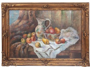 Leonard Pękalski (1896-1944), Martwa natura z jabłkami