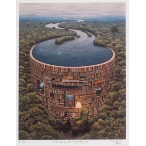 Jacek Yerka (ur. 1952 Toruń), Bibliotama