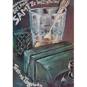 proj. A. Kuczyński (?), Sami ze wszystkimi - Teatr na Targówku, 1985 r.