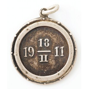 ŻETON Z DATĄ 13.11.1911