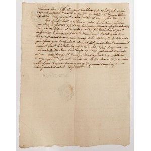 KOPIA DOKUMENTU SADOWEGO, 23.07.1791