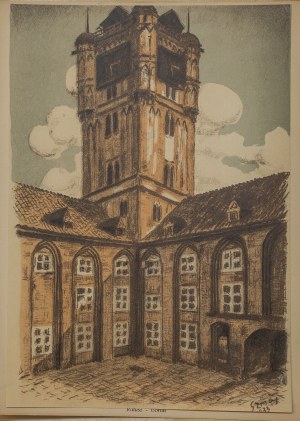 Stefan SZMAJ (1893 - 1979), TORUŃ - ratusz, 1933 r.