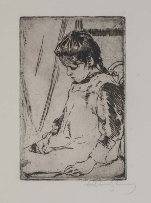 Włodzimierz KONIECZNY (1886 - 1916), Dziewczynka, 1909 r.