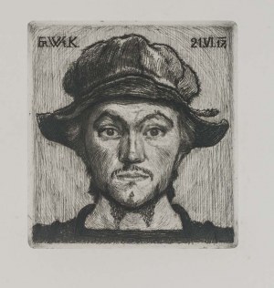 Włodzimierz KONIECZNY (1886 - 1916), Dawny portret, 1908 r.