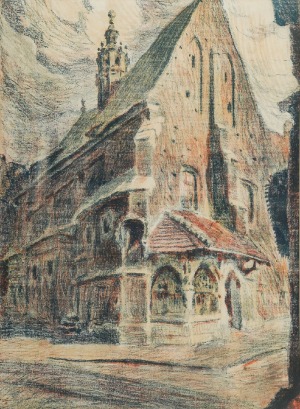 Stanisław KAMOCKI (1875-1944), Kościół św. Barbary, 1911